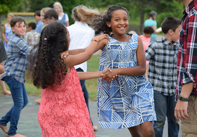 Students Dancing