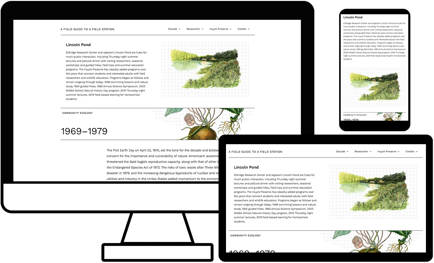 A Field Guide to a Field Station website