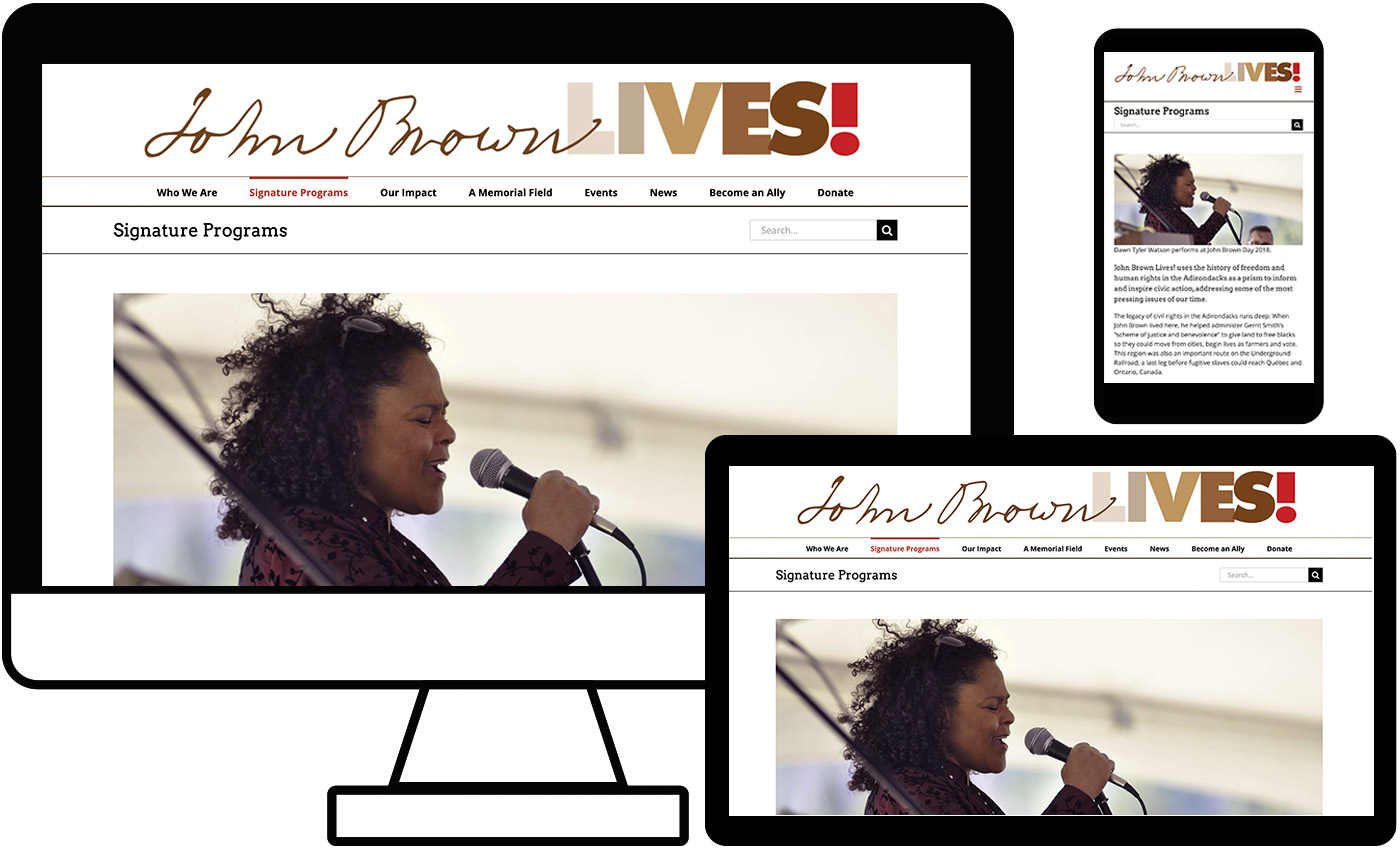 John Brown Lives website